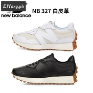 New Balance 327 White Black Leather NB327 Running Shoes for Men and Women Leisure Sports NewBalance