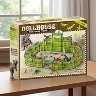 DIY Jurassic Dinosaur Villa Building Toys Boys Educational Toy Gifts 3-8 Years Old New Year Gift Gif