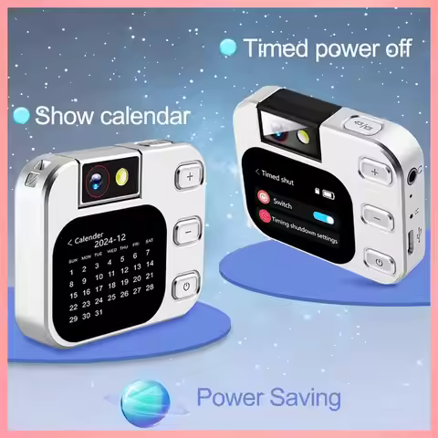 N91R-X19 Mini MP3 Player Photo Radio 2.2 Touch Screen OTG Type-C Bluetooth Take Pictures