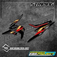 [COD] Stiker BEAT DELUXE striping BEAT DELUXE 2021-2022 motor YAMAHA