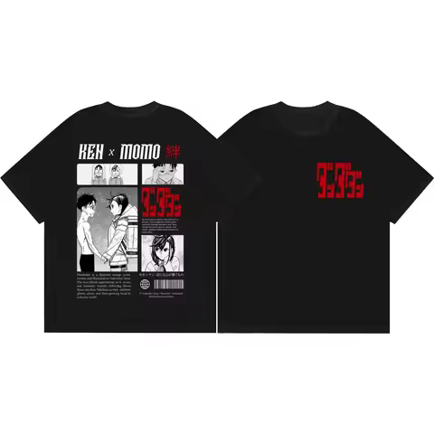 Anime Dandadan Merch T Shirt Fashion Vintage Short Sleeve T-shirt Men Women Casual Loose Cotton T-sh