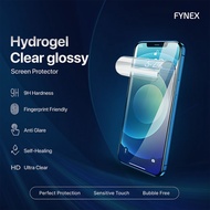 FYNEX - Hydrogel Screen Protector iPhone XR – Clear Glossy Full Screen Protector Ultra Clear