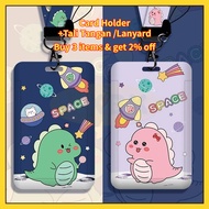 GANTUNGAN MKBK Cute ID Card Holder ID Card Holder Clear ID Card Holder Aesthetic ID Card Holder Cute