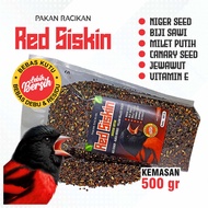 PAKAN BURUNG REDSISKIN 500 GRM BLACK HOODED REDSISKIN