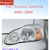 Hardingsun headlamp cover cap for Toyota Altis 2002 2003 2004 2005 2006 2007 2008 2009/headlight transparent lens cover