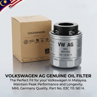 VW Audi Oil Filter 03C115561H 03C115561B Polo Golf MK6 Jetta Tiguan Scirocco Beetle 1.4 TSI EA111