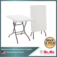 Ms.Me 60cm x 90cm High Quality Furniture Plastic Rectangle Foldable Table Meja Lipat Outdoor Table S
