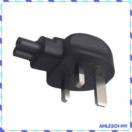 [AmlesoaeMY] UK to IEC320 C5 Plug Adapter UK Plug Male to IEC320 C5 Female Plug for Digital