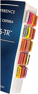 Book Tabs for Desk Reference to The Diagnostic Criteria from DSM-5-TR. Laminated, Color-Coded, and R