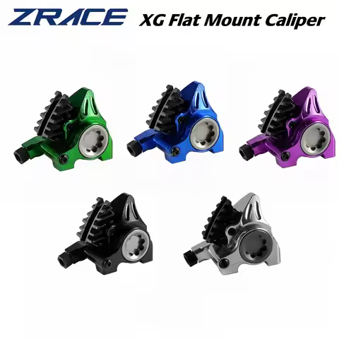 ZRACE XG Flat Mount Caliper, Road Hydraulic Brake Caliper, ICE-TECH Pads, BMX Raceing Caliper, Full 