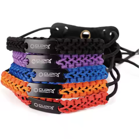 1PCS Archery Bow Wrist Sling - Compound Bow Wrist Strap 550 Paracord Strap Adjustable Braided Wrist 