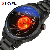 Low price stainless steel belt stryve sun men's watch fashion steel belt watch men's Japanese moveme