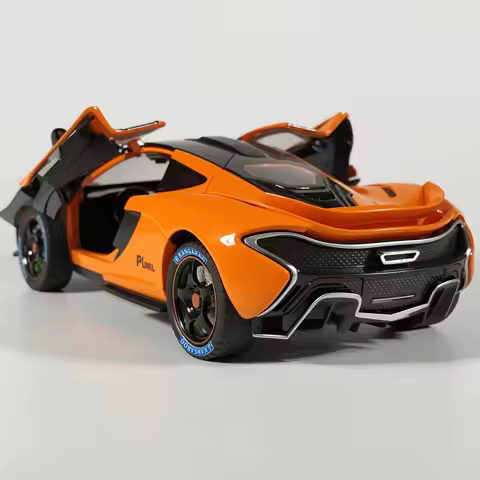 1:24 McLaren P1 GTR Supercar Alloy Diecast Model Car High Simulation Decoration Display Ornaments Co