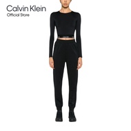 CALVIN KLEIN กางเกงขายาวผู้หญิง Jogger Pants รุ่น GWF4P601 BAE - สีดำ