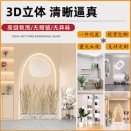 New Photography 3D Live Streaming3D2024Background Wall Live Streaming Room Internet Celebrity Hangin