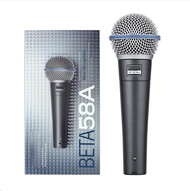 NTBD ไมโครโฟนเสียงไดนามิกคาร์ดิออยด์แบบมีสาย Beta58a B58สำหรับสตูดิโอคาราโอเกะเกมร้องเพลงคอมพิวเตอร์
