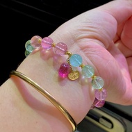 馬卡龍碧璽  每一顆都盈滿溫柔光澤 18k金設計 搭配18k金盧比來