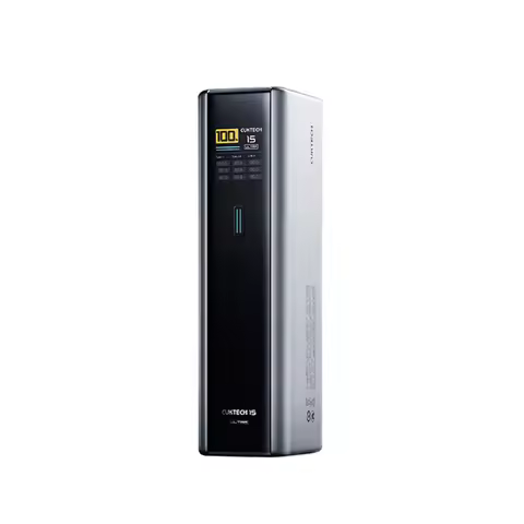 CUKTECH No.15 Power Bank Ultra 20000mAh PB200U 165W 2-Ports Input Portable Screen Display For Macboo