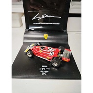 1: 43 Hot Wheels Ferrari 312 T2 Formula One Model Car Model F1 Lauda Chariot 1977 Racing Season Cham