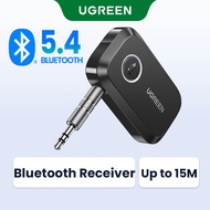 UGREEN Bluetooth 6.0 Receiver Car Adapter Portable Wireless Audio Adapter 3.5mm Aux for Music Stream