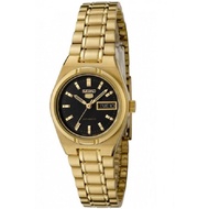 Karnvera Shop Seiko Automatic นาฬิกาข้อมือผู้หญิง Women Watch Gold Stainless Strap รุ่น SYM602K1