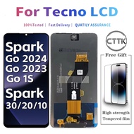 【Top Quality】LCD For TECNO Spark Go 2023 / 2024  / Spark Go 1S / Spark 30 / 20 /10 Touch Screen Repl