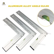 ALUMINUM SQUALA L-SQUARE ANGLE RULER with level bar