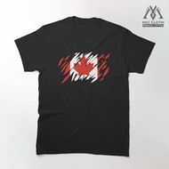 Canada Flag Ripped T-Shirt