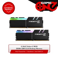 G.Skill Trident Z RGB DDR4-3200 CL16 1.35V 16GB (2x8GB) Desktop Memory (F4-3200C16D-16GTZR)