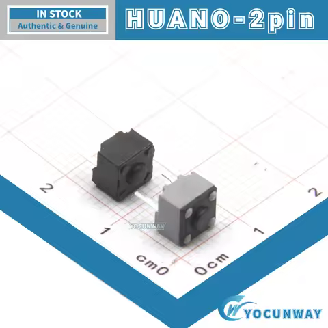 New Authentic Original HUANO Square 2PIN Mouse Tact Switch 6*6*5.5 Viper 2013 Banded Krait GPROX Wir