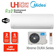 Midea AirCond R32 Xtreme DURA Non Inverter Air Conditioner WiFi Ready (1.0HP-2.5HP) MSGD-09CRN8/12CR