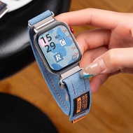 Denim Watch Strap Compatible For Huawei Watch Fit 3 Strap Replacement Huawei watch Fit 4 Strap Huawe