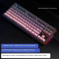 F87 Pro Mechanical Keyboard 2.4G/USB/Bluetooth 3 Mode Wireless Gaming Keyboard 87 Keys Hotswap RGB G