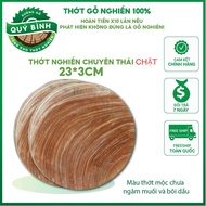 [FREESHIP MAX] Thớt Gỗ Nghiến Tây Bắc Chuyên chặt và Thái Kích Thước 23x2.x3. cmXưởng Gỗ Quý Bình