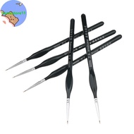 Homestore 5Pcs 00000 Precision Fine Tip Paint Brush Set For Acrylic Models Mini Miniature Detail Nyl