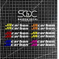 |1 Piece/bag| JR Carbon Thailand DTF Sticker - 6 Colors - Finely Adjusts Locations - Carbon Fiber De