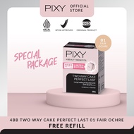 Special Package PIXY TWC Perfect Last 4 Beauty Benefits 01 Fair Ochrre FREE Refill