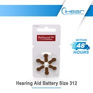 Bundle of 10 - Hearing Aid Battery Size 312 -  Ships within 48 hours