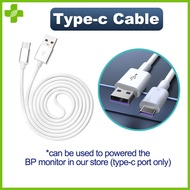 1Meter Type-C Cable for Charging USB Powered Digital Blood Pressure Monitor