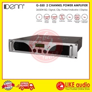 DENN G-550 2-CHANNEL POWER AMPLIFIER