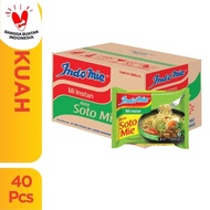 1 Dus Isi 40 Pcs - Indomie Kuah Soto Mie mi instant isi 40pcs