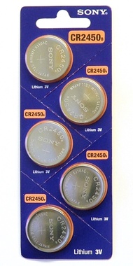 Pin Sony CR2450 lithium 3V (Pin CMOS) - Made in Indonesia dùng cho các thiết bị điện điện tử đồng hồ