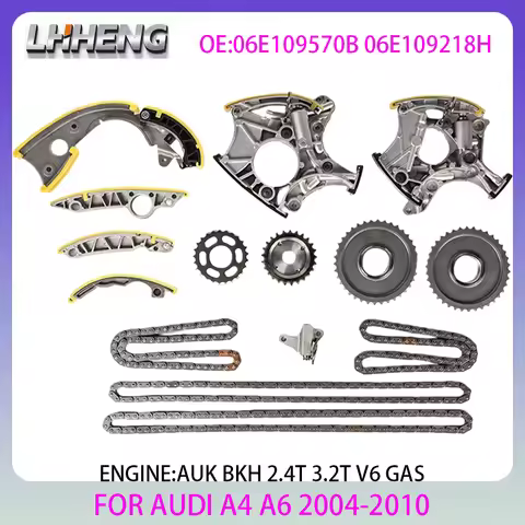 AUK Engine timing chain kit For AUDI A4 B7 A6 C6 A8 D3 8EC 8ED 8HE 4F2 4F5 4E2 4E8 2.4L 3.2L 2.4 3.2
