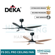DEKA  CEILING FAN  ( DC LED )  F5 DCL PRO  56"  5 BLADE KIPAS HENG SENG