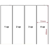 [ 60pcs slices sleeve ] Custom Design Printing Packaging Paper Sleeve Box 157gsm Artpaper food box