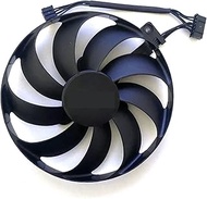 Youngran Graphics Card Accessories Cooling Fan CF9010U12D 7PIN 12V RTX3080 GPU Fan Compatible for ASUS TUF RTX 3060 Ti 3070 3080 3090 OC Gaming Leisurely (Blade Color : 6PIN)