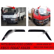 J134S06 MITSUBISHI FUSO CANTER 6th Generation FB511 FE639 DOOR VISOR PRICE FOR 1PAIR