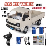 WPL D12 Suzuki Kei Truck 1:10 2WD 2.4Ghz RC Truck D-12 K-Truck Kereta Kontrol Drift Mainan Lori Sayu