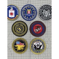 US Marine SEALs Tactical Morale Badge Embroidered Velcro Badge FBI Badge