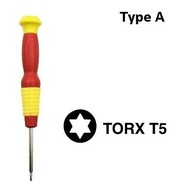Screwdriver Torx T5  Precision Magnetic  6 Point For MacBook Pro / Air Laptop Notebook Repair Tools